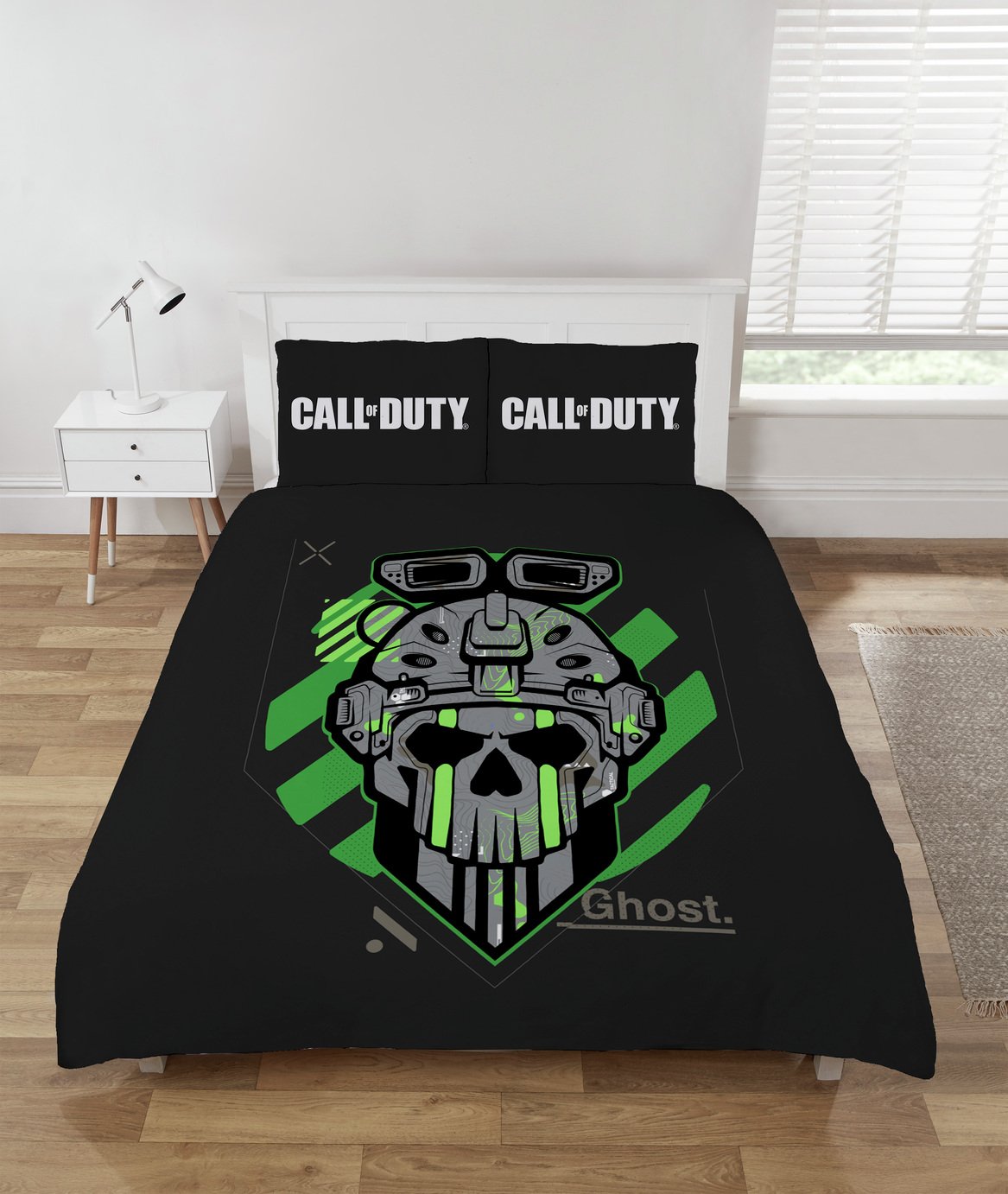 Call of Duty Black and Grey Kids Bedding Set - Double