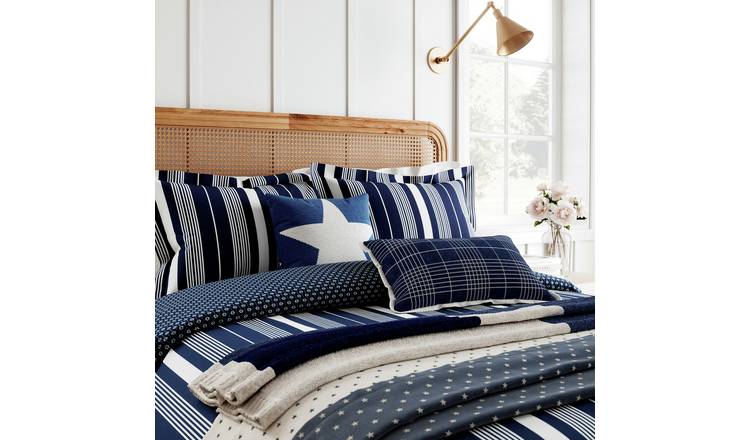 Buy Helena Springfield Cotton Hampton Stripe Bedding Set - King, Duvet  cover sets