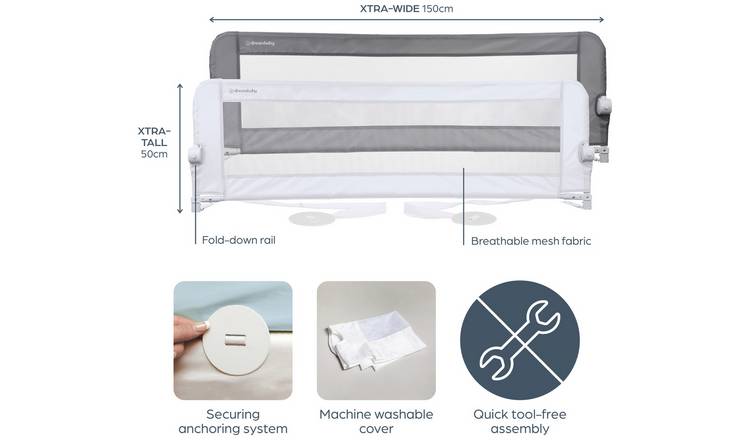 Dreambaby bed hotsell rail bunnings