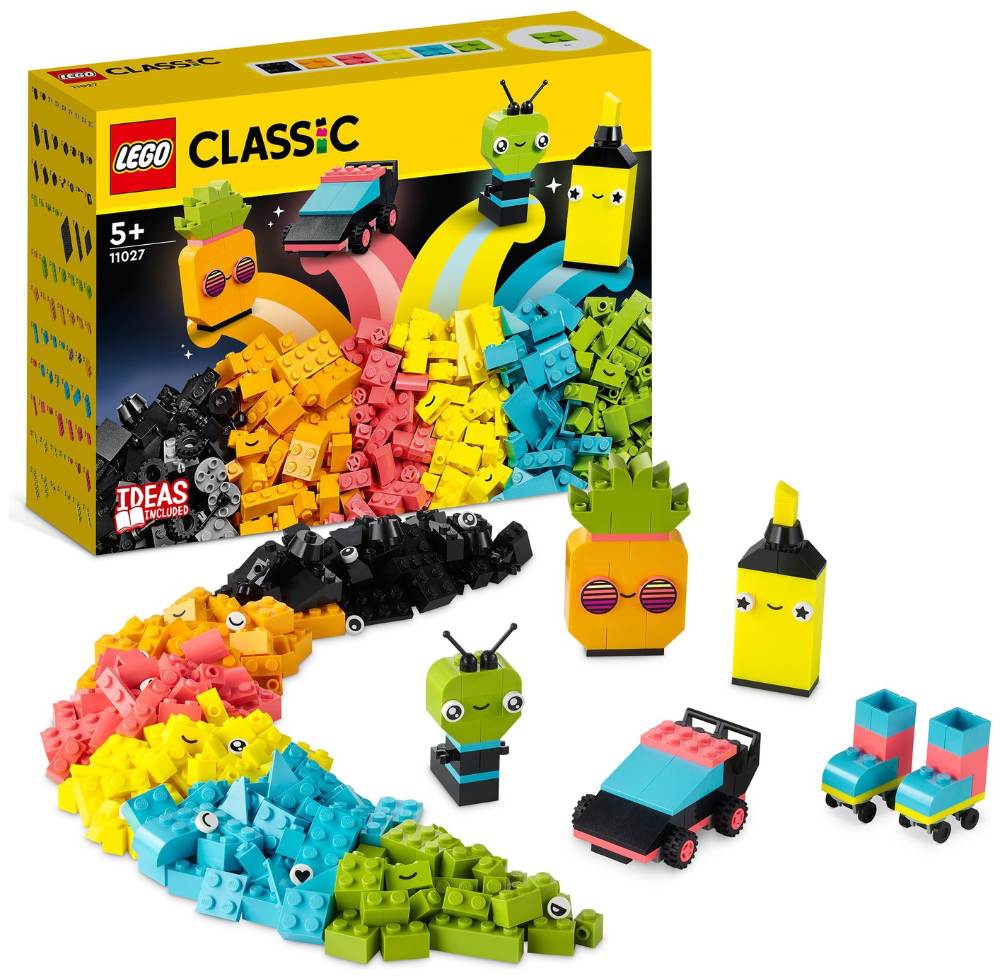 LEGO Classic Creative Neon Fun Creative Brick Box Set 11027 review
