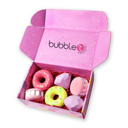 Bubble T Cosmetics Assorted Collection Bath Fizzers Gift Set