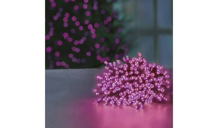 Pink and purple store led lights