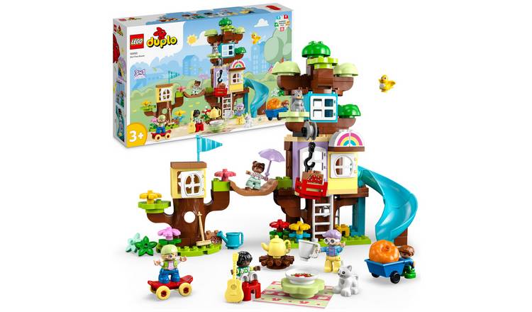 Duplo figures and store animals