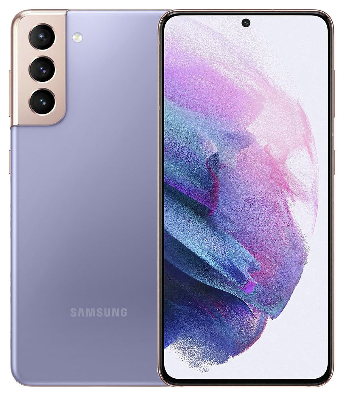 SIM Free Refurbished Samsung S21 5G 128GB Phone - Violet