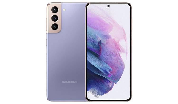 SIM Free Refurbished Samsung S21 5G 128GB Phone - Violet