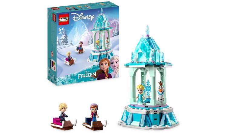 Buy LEGO Disney Frozen Anna and Elsa's Merry-Go-Round Set 43218 | LEGO ...