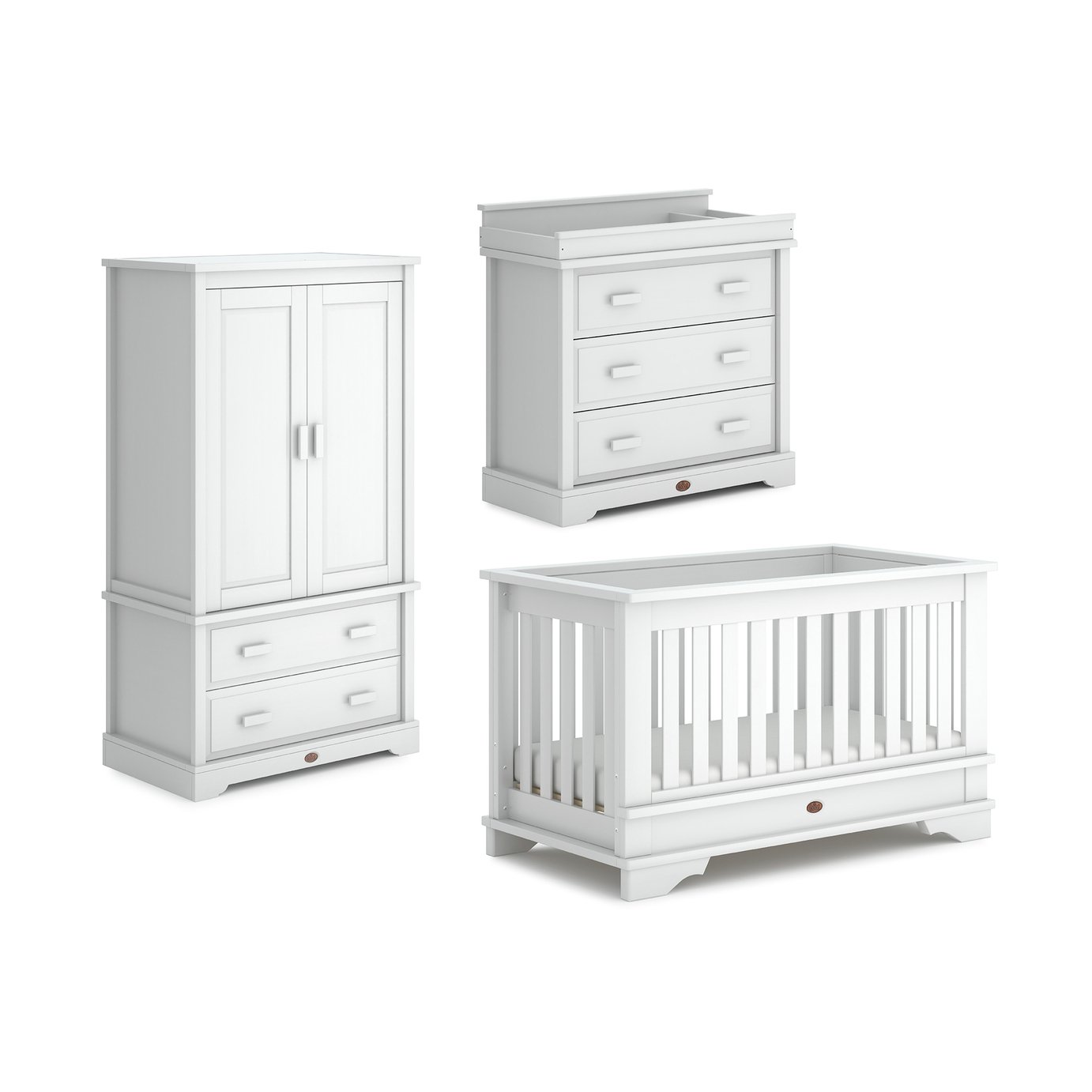 Boori Eton Convertible Plus 3 Piece Set - White