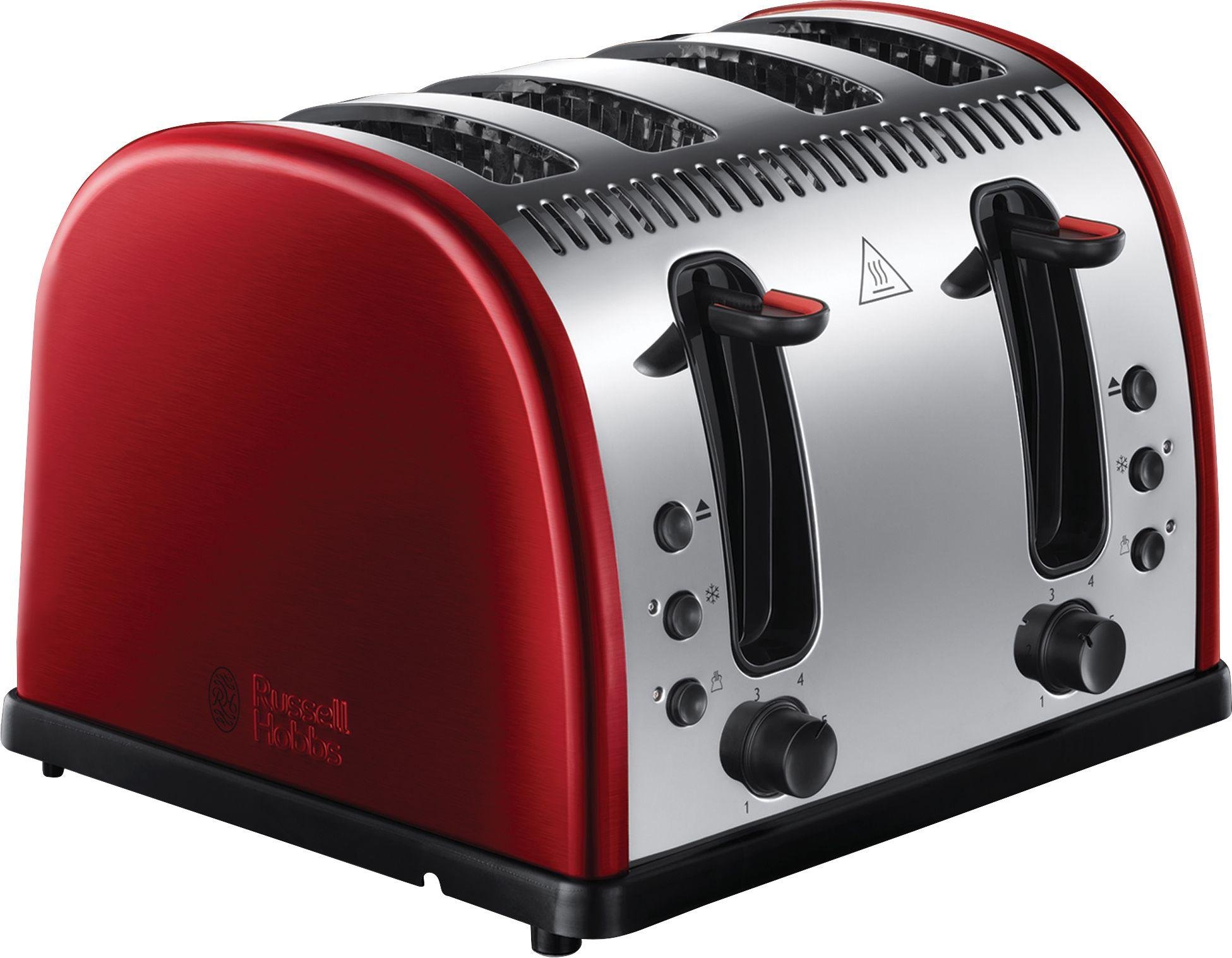 Russell Hobbs 21301 Legacy 4 Slice Toaster - Red