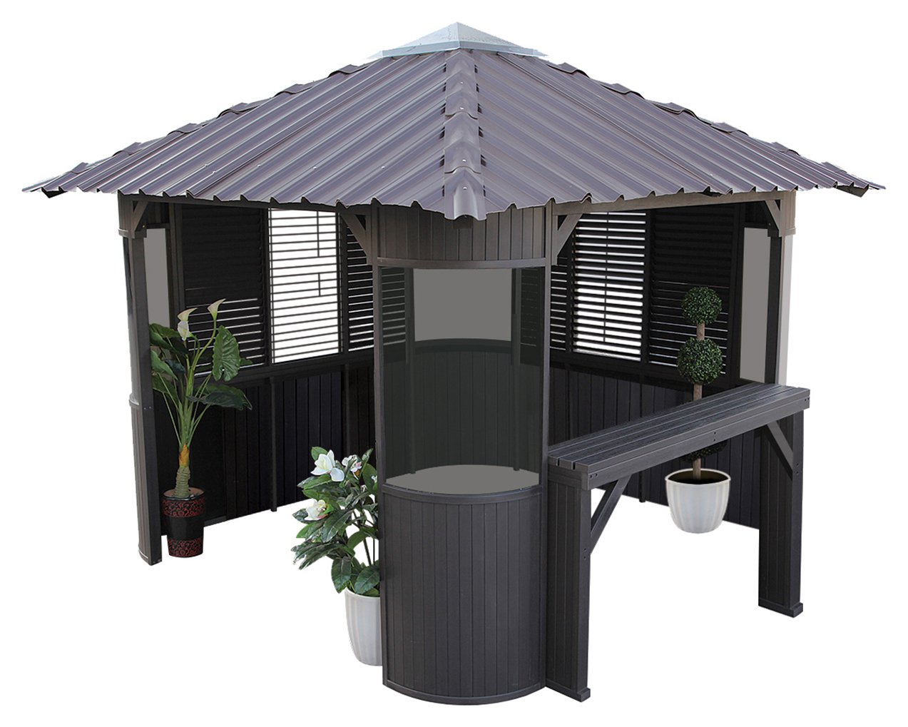 Canadian Spa Frazer Synthetic Hot Tub Gazebo Enclosure at Argos review