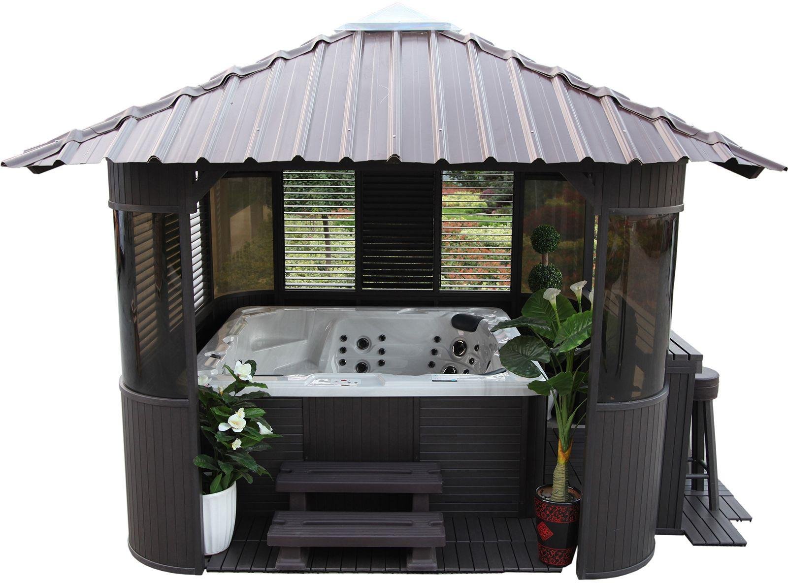 Canadian Spa Frazer Synthetic Hot Tub Gazebo Enclosure Review