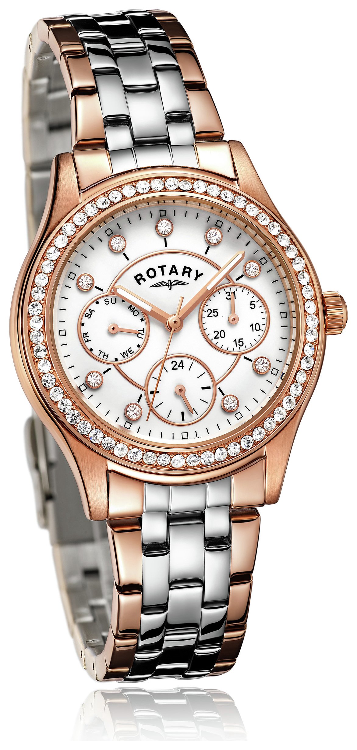 Rotary Ladies Two Tone Stainless Steel Bracelet Watch Review