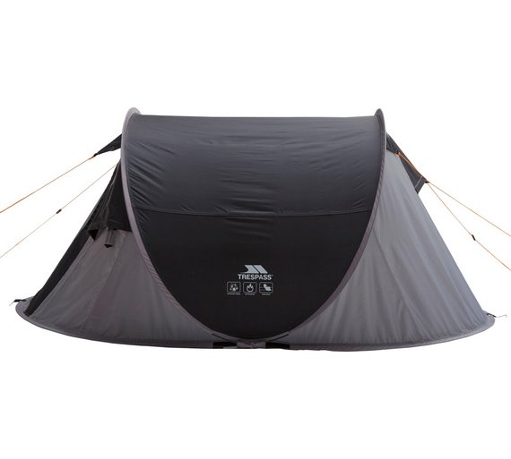 2 man pop up tent trespass