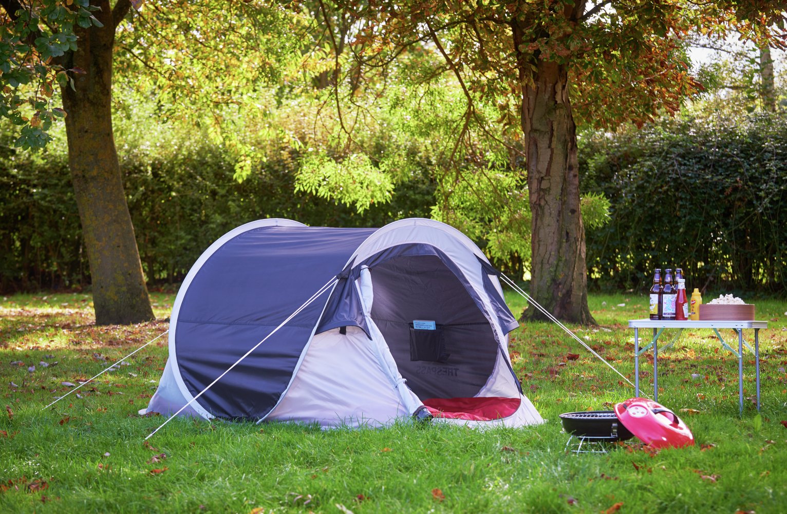 Trespass 2 Man 1 Room Pop Up Tunnel Camping Festival Tent Review