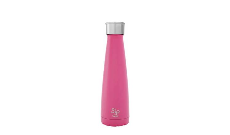 S'ip by S'well Bubblegum Pink Stainless Steel Bottle - 444ml