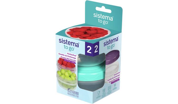 Buy Sistema Portion Pods - 210ml, Lunch boxes