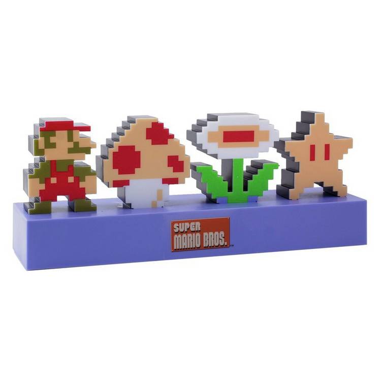 Super Mario LED Kids Icon Touch Novelty Light - Blue 0