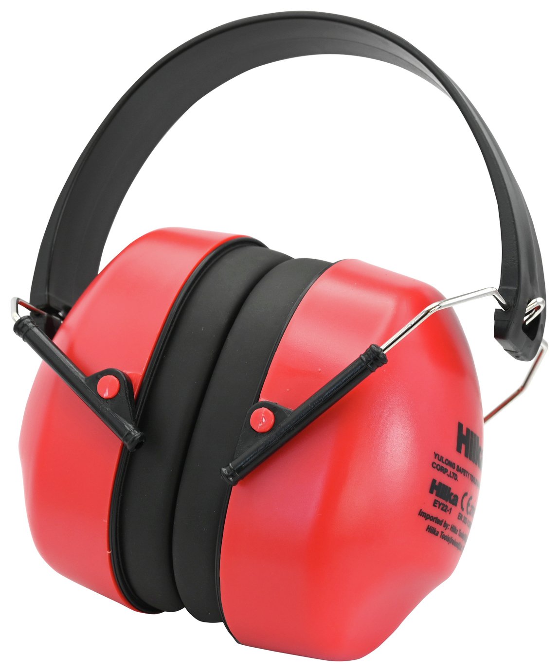 Hilka Collapsible Ear Defenders - Red