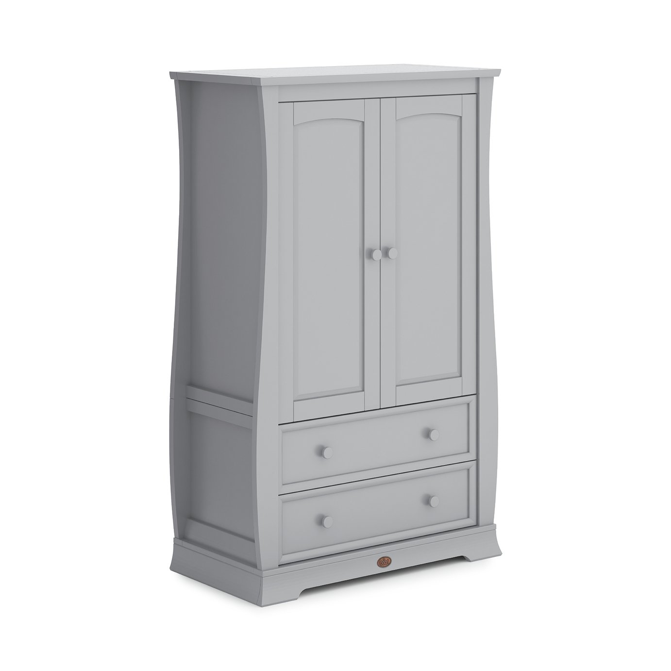 Boori Sleigh 2 Door 2 Drawer Wardrobe - Pebble