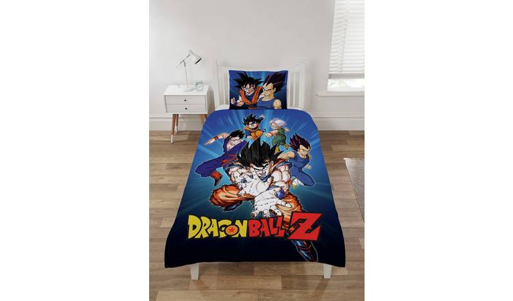 Dragon Ball Z Blue Kids Bedding Set - Single