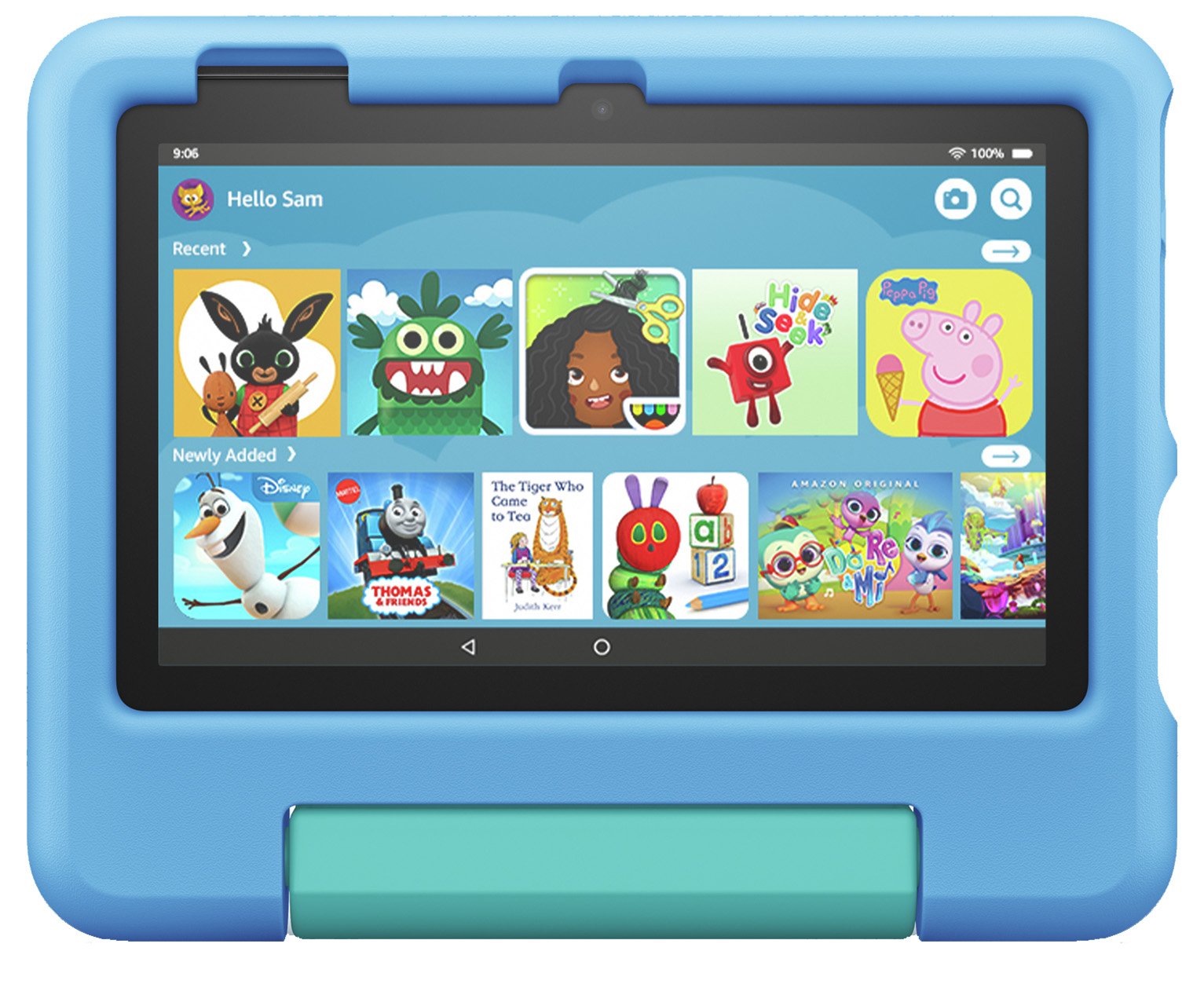 Amazon Fire 7 Kids Tablet for ages 3-7, 7in 16GB - Blue