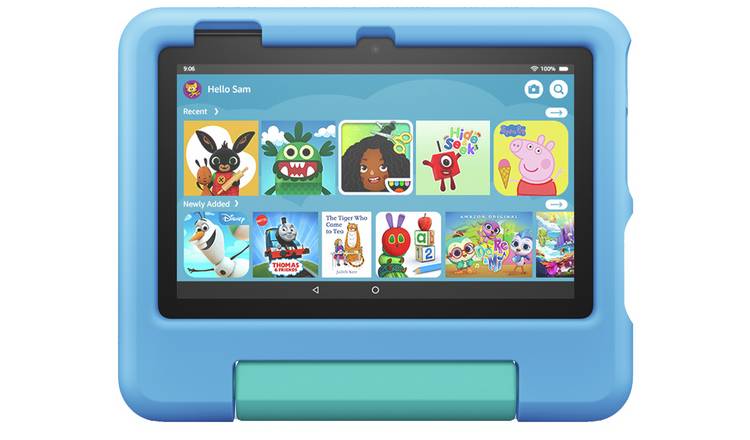 Amazon Fire 7 Kids Tablet for ages 3-7, 7in 16GB - Blue
