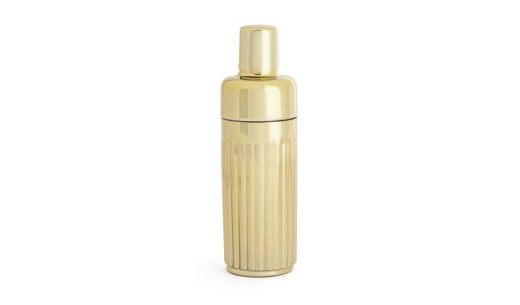 Habitat Gold Tone Cocktail Shaker