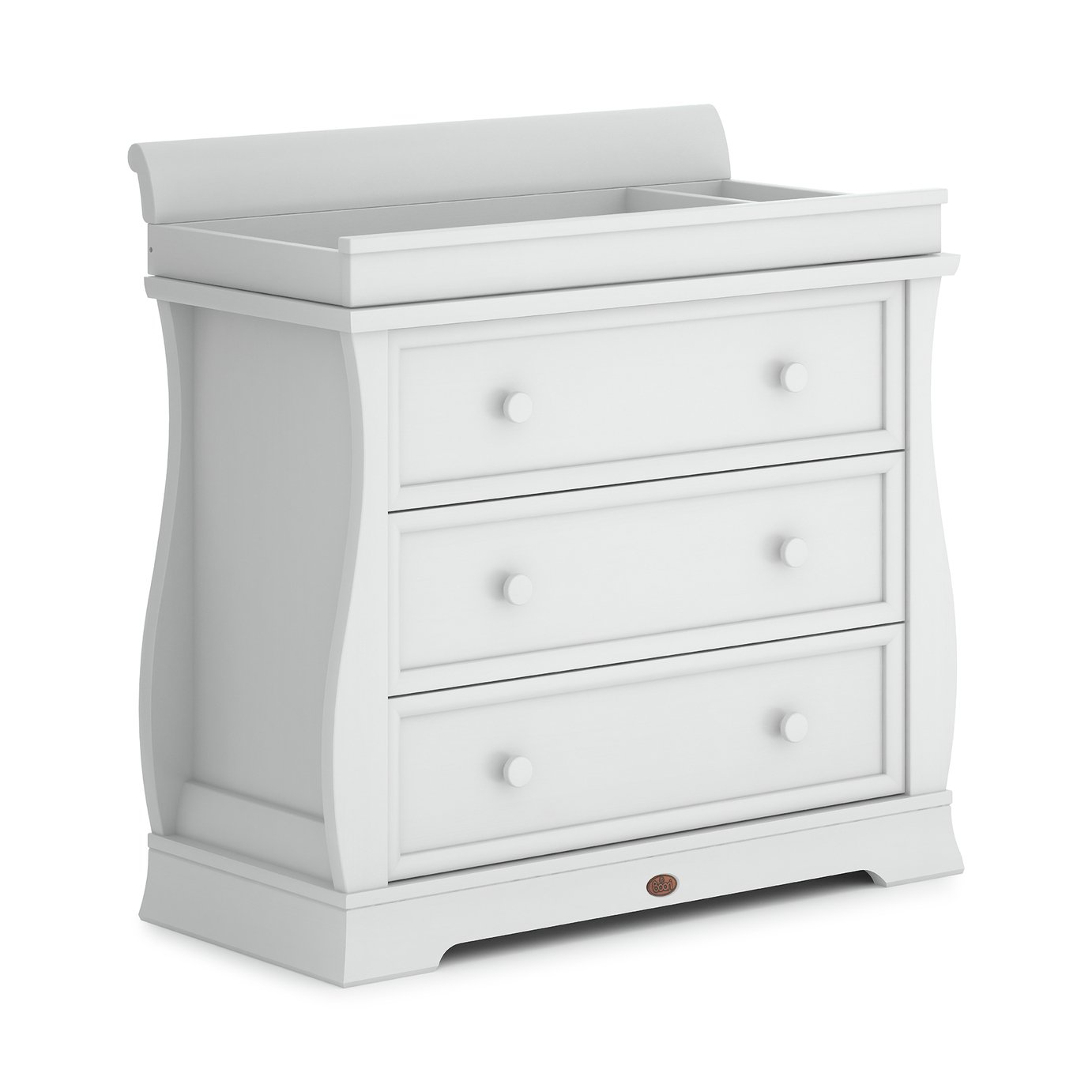 Boori Sleigh 3 Drawer Dresser - White