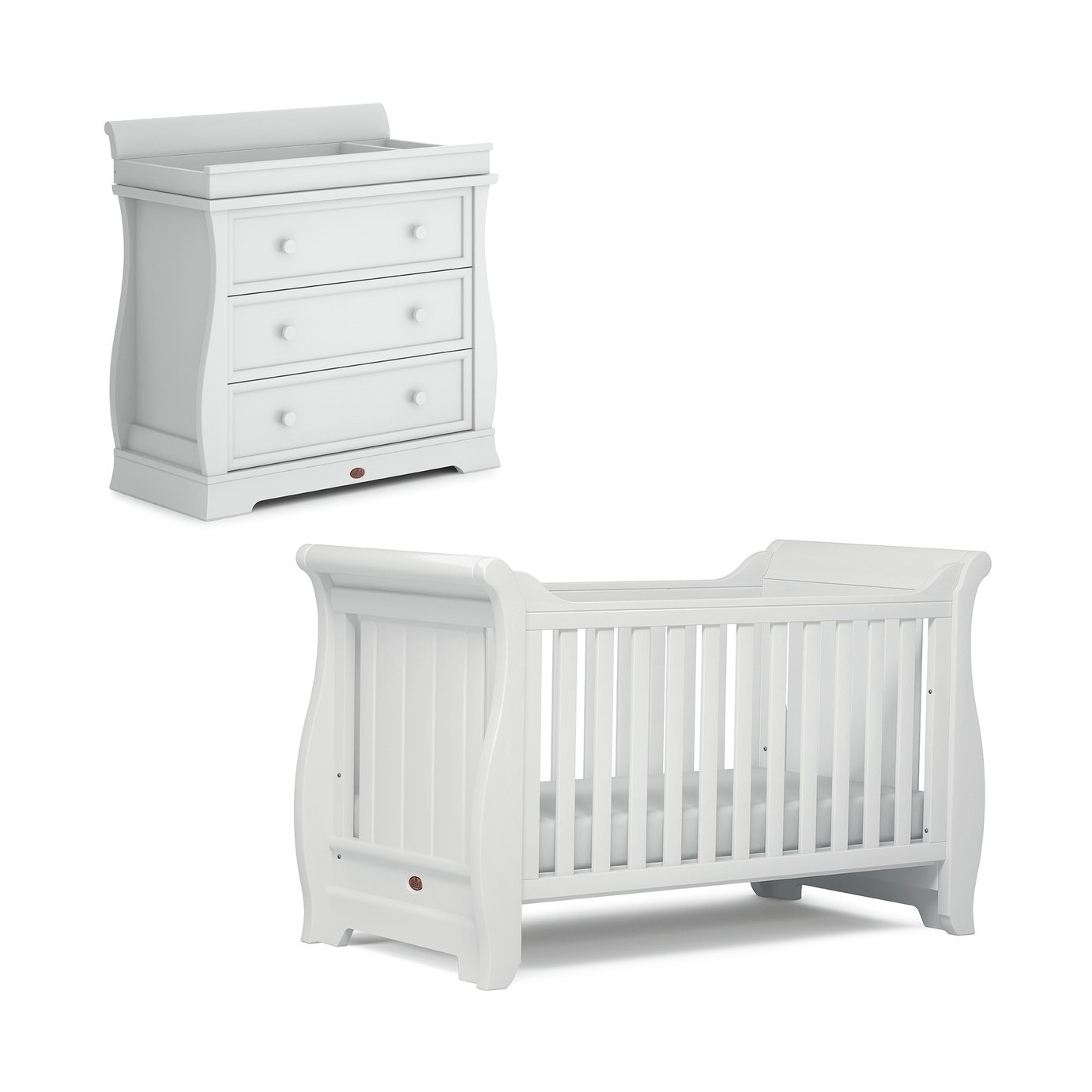 Boori Sleigh 2 Piece Room Set - White