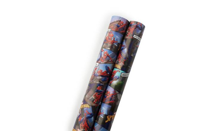 Marvel Spiderman 2 Piece Wrapping Paper Set