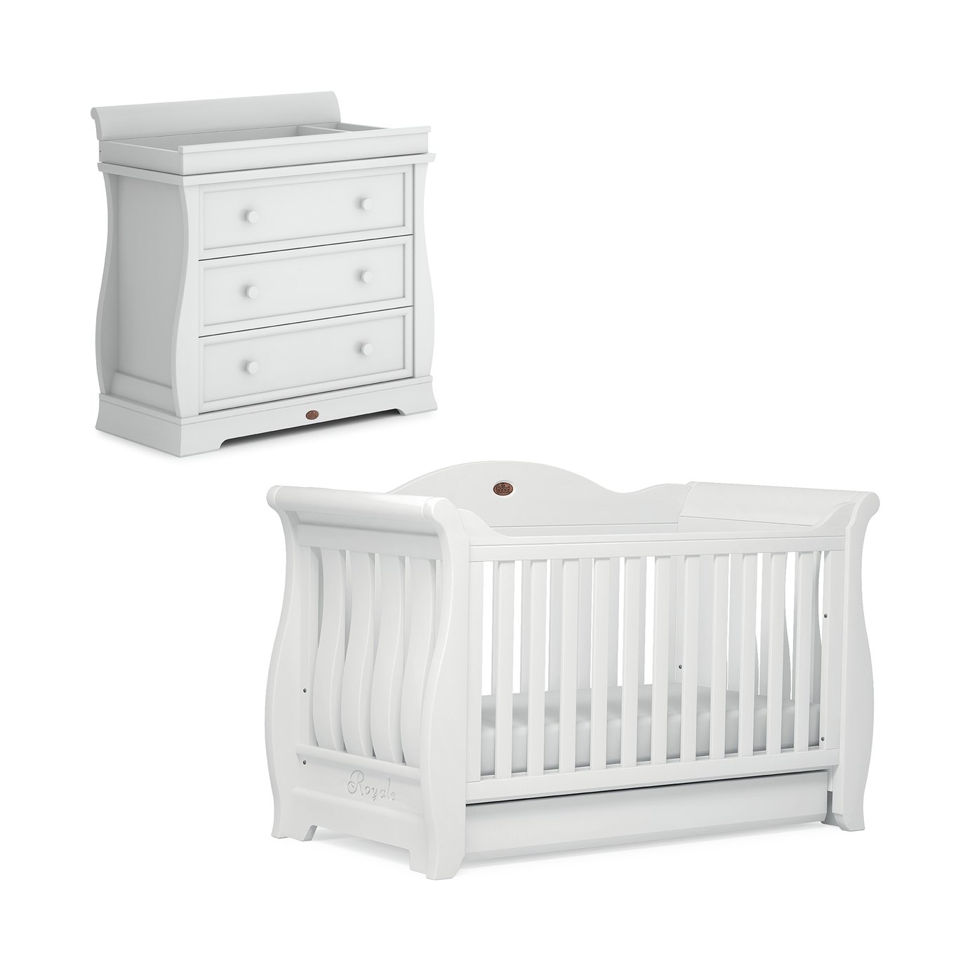 boori sleigh royale cot