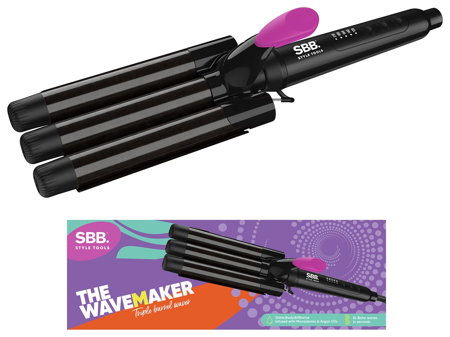 SBB SBWV-2000-GB The Wavemaker Hair Waver