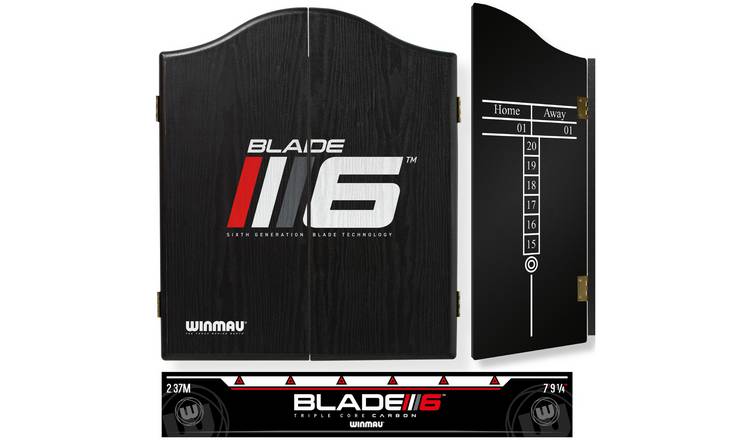 Winmau Blade 6 Dartboard Cabinet and Oche Line