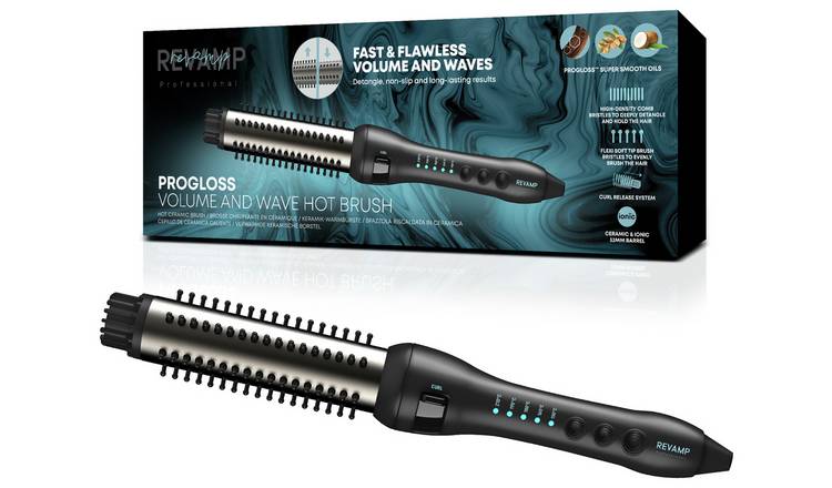 Argos hair straightening brush sale