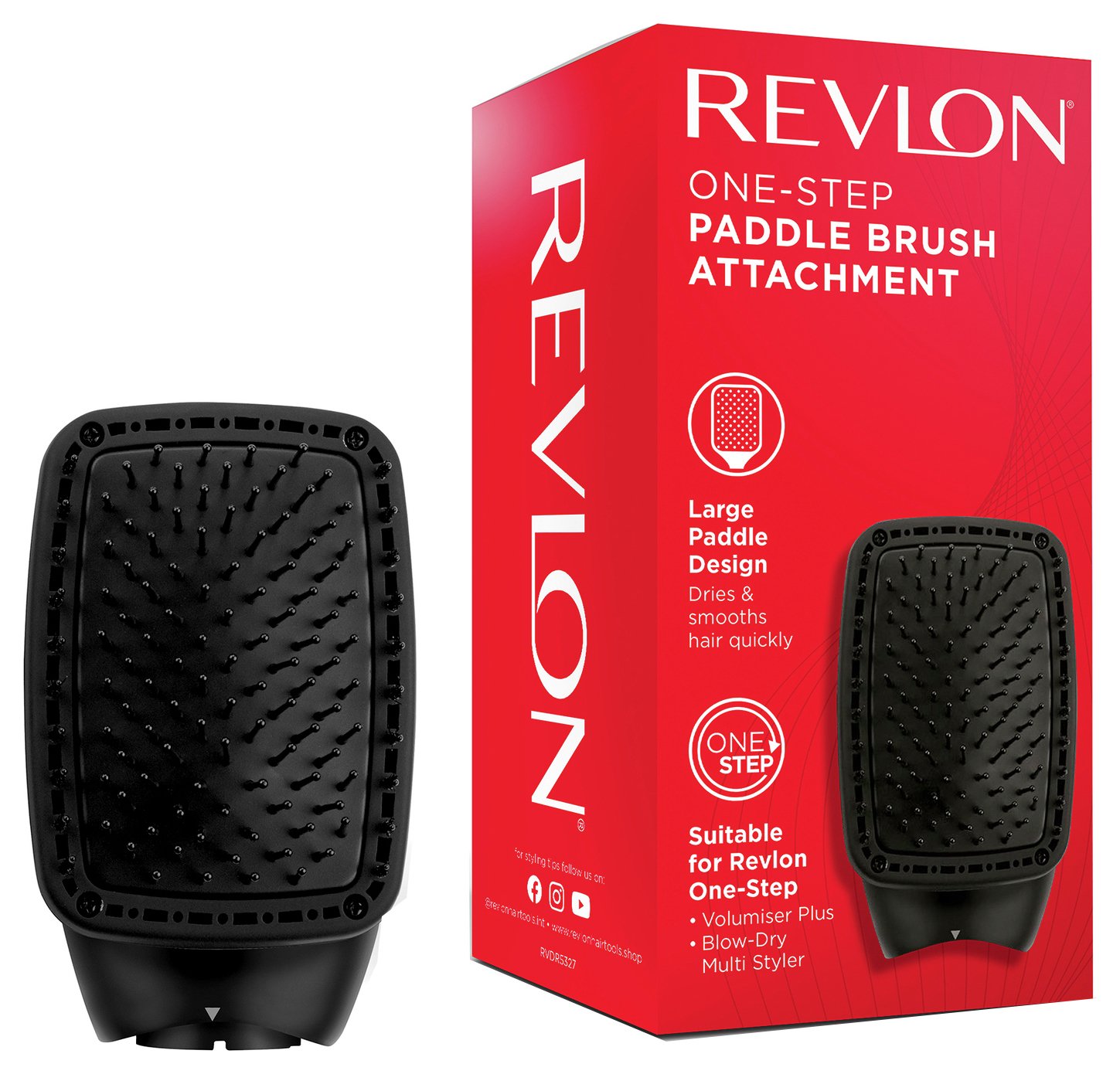 Revlon RVDR5327 One-Step Paddle Brush Head Attachment