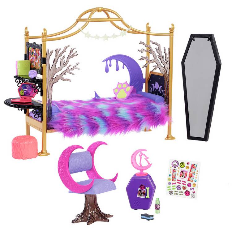 Monster High Clawdeen Wolf Bedroom Playset 0