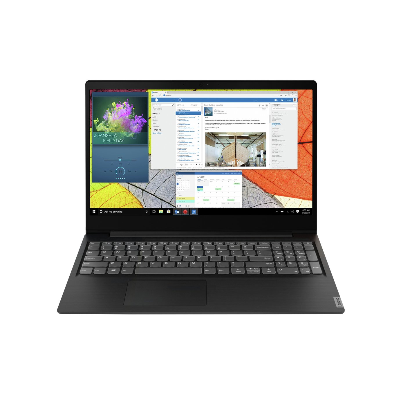 Lenovo IdeaPad S145 15.6 Inch A9 4GB 128GB Laptop - Black