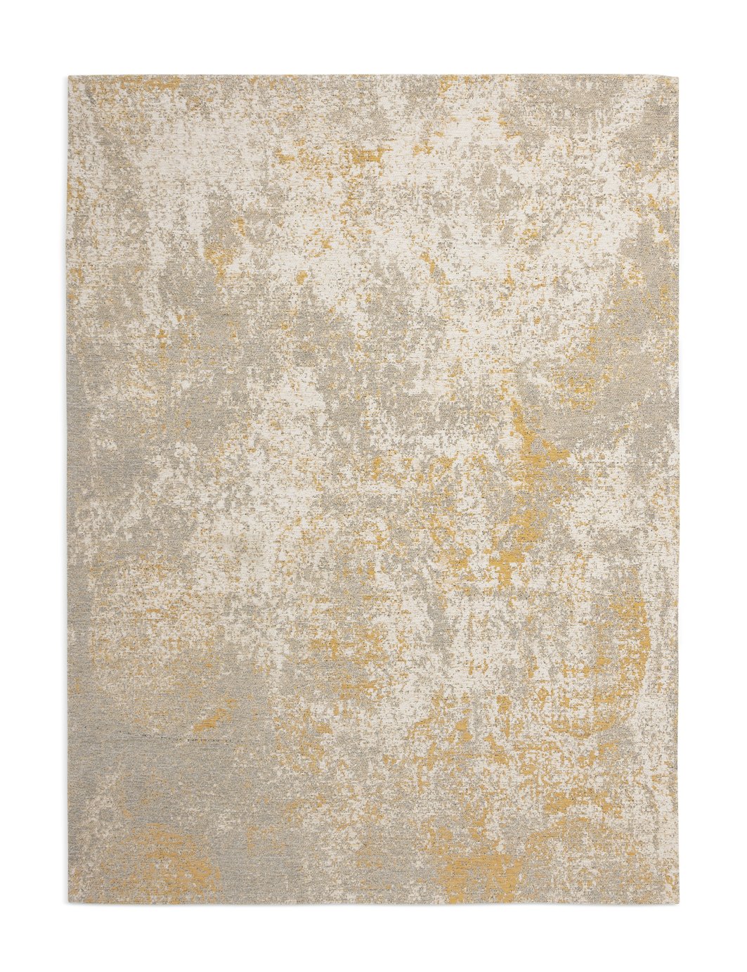 Habitat Distressed Mirage Patterned Rug - 160x230cm - Gold