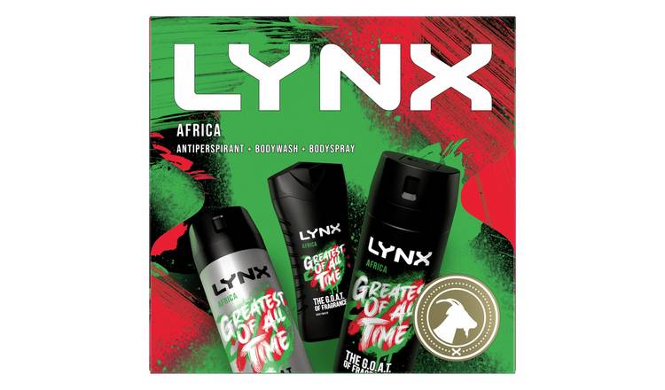 Lynx africa on sale trio set