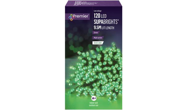 Premier Decorations 120 Green LED Halloween Tree Lights