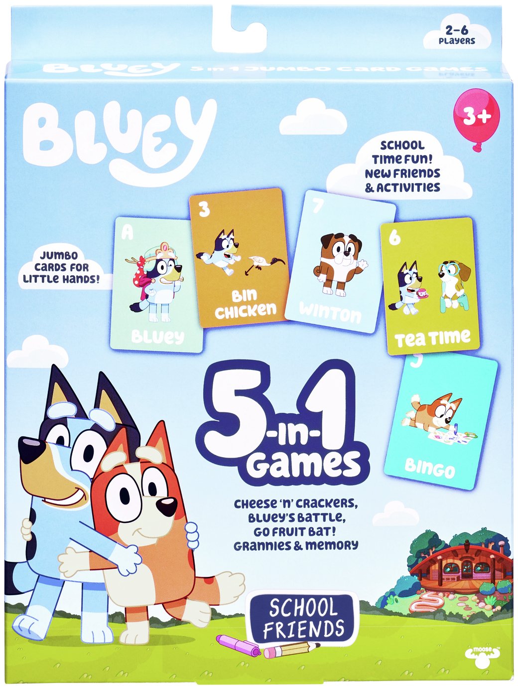 Bluey School Friends 5 in 1 Games - School Friends