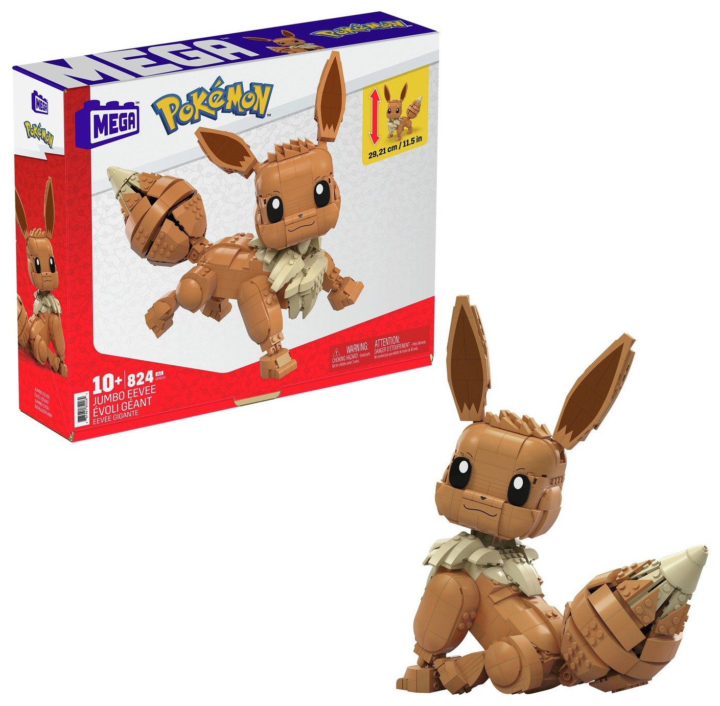 Mega Pokémon Jumbo Eevee Building Set