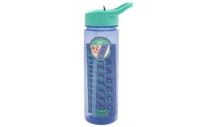 Personalised Teal Sipper Water Bottle - 600ml