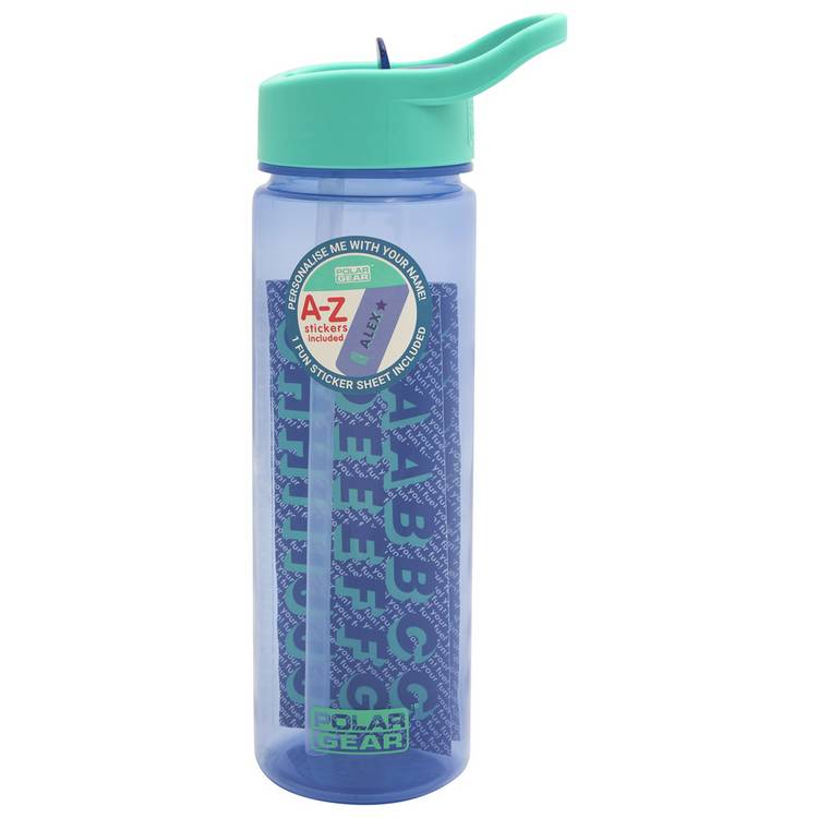 Personalised Teal Sipper Water Bottle - 600ml 0