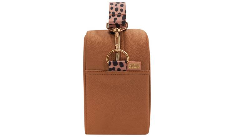 Giraffe With Floral Print Lunch Bag For Women Men Insulated