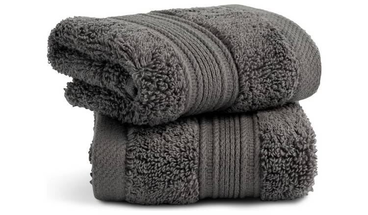 Habitat Supersoft Cotton Tufted Face Cloth - Grey