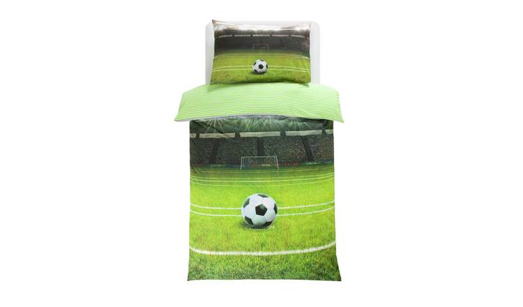 Buy Argos Home Football Pitch Bedding Set Single Kids Duvet