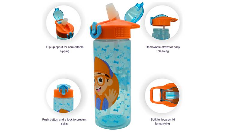 Buy Zak Blippi Blue Sipper Water Bottle - 600ml, Water bottles