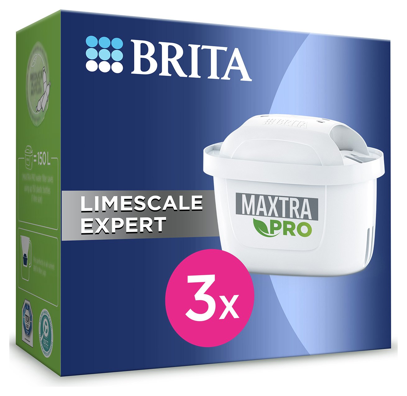 BRITA MAXTRA PRO Limescale Expert Water Filter Cartridge 3Pk