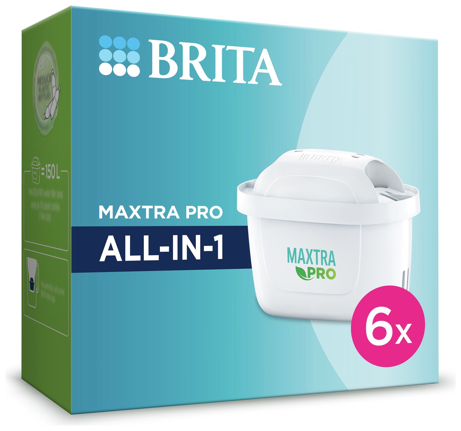BRITA Marella XL 3.5 L starter pack + 3 Maxtra PRO filters (white)