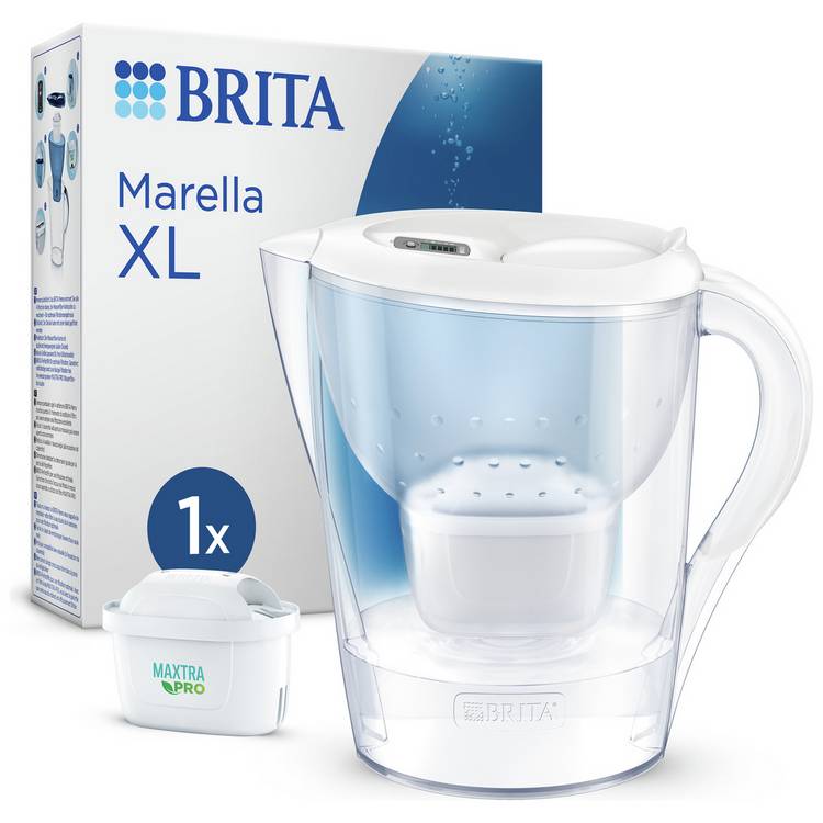 BRITA Marella XL Water Filter Jug White 3.5L 0